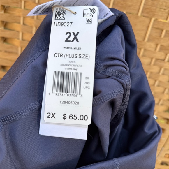 Adidas Running High Rise 7/8 Style Aeroread “Shadow Navy” Women’s Size 2X NWT - Picture 9 of 12